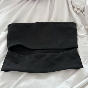 edikted black cut out tube top, size xs, in perfect condition